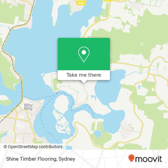 Shine Timber Flooring map