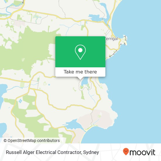 Russell Alger Electrical Contractor map