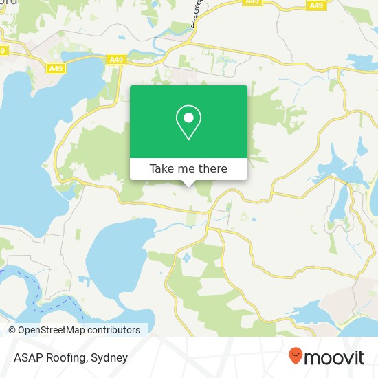 ASAP Roofing map