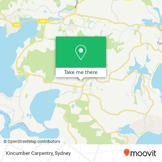 Kincumber Carpentry map