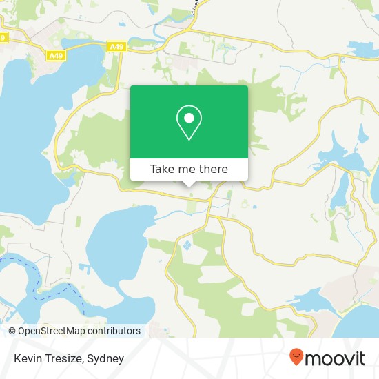 Kevin Tresize map