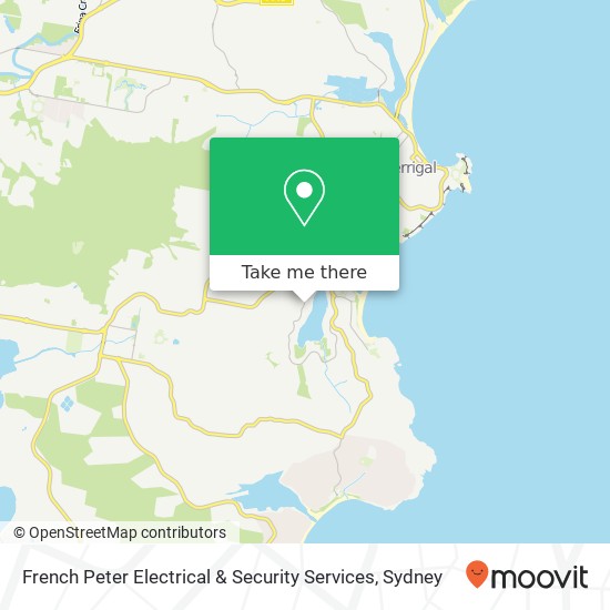 French Peter Electrical & Security Services map