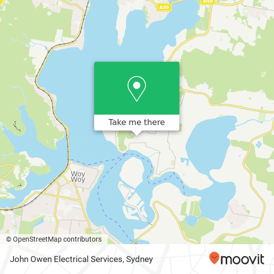 Mapa John Owen Electrical Services