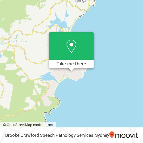 Mapa Brooke Crawford Speech Pathology Services