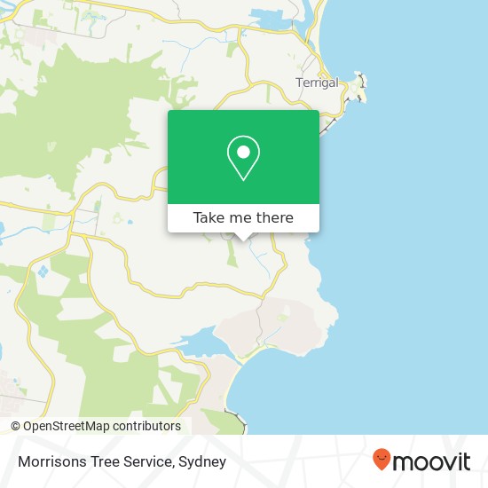 Morrisons Tree Service map