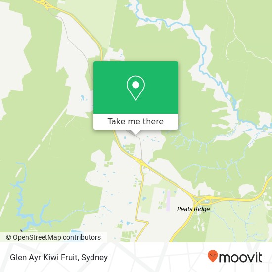 Glen Ayr Kiwi Fruit map