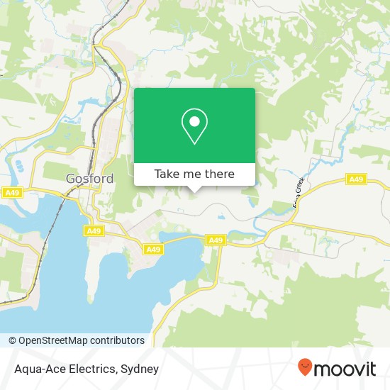 Aqua-Ace Electrics map