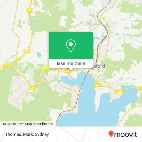 Thomas, Mark map