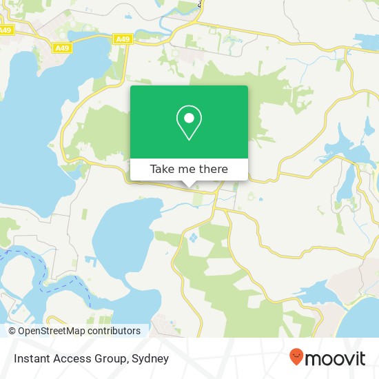 Instant Access Group map