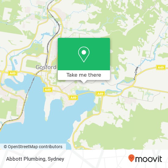 Abbott Plumbing map