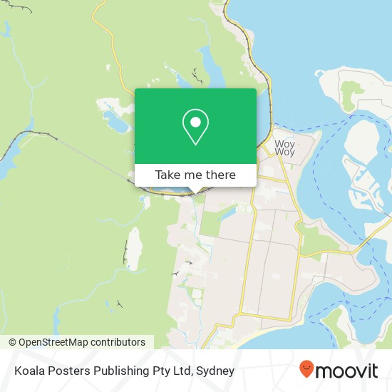 Koala Posters Publishing Pty Ltd map