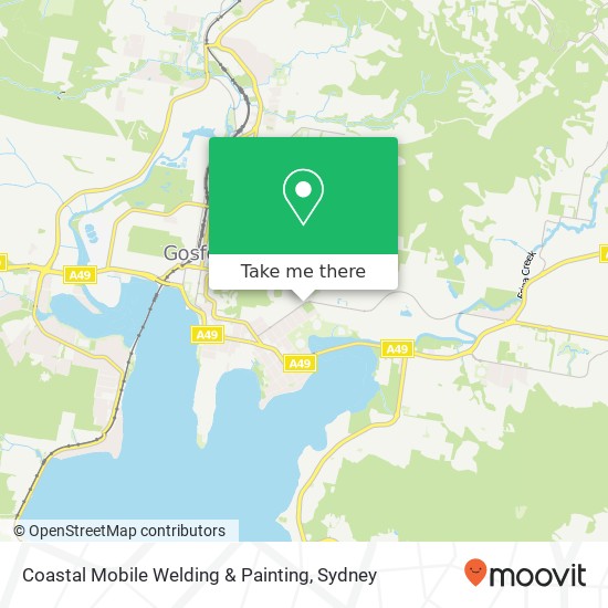 Coastal Mobile Welding & Painting map