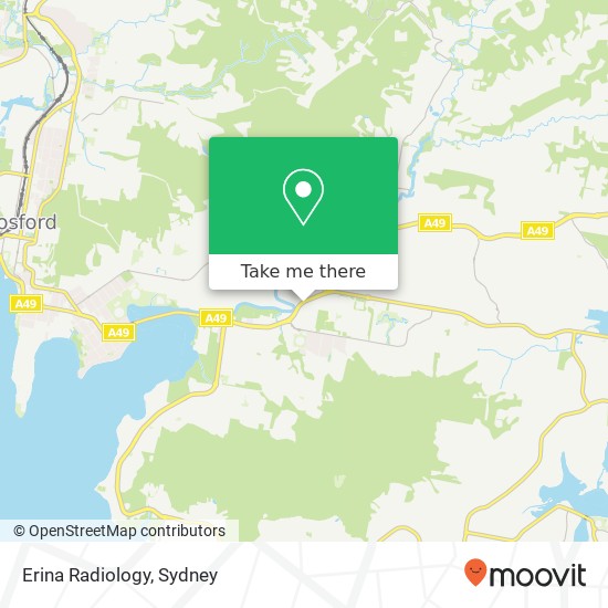 Erina Radiology map