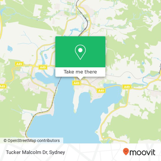 Tucker Malcolm Dr map