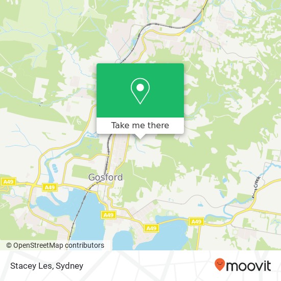 Stacey Les map