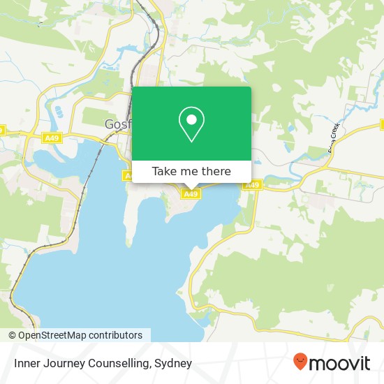 Mapa Inner Journey Counselling