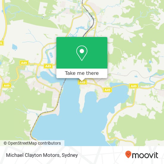 Michael Clayton Motors map