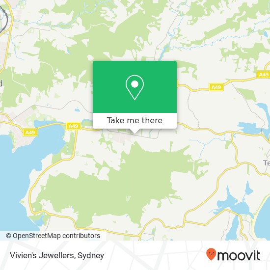 Vivien's Jewellers map