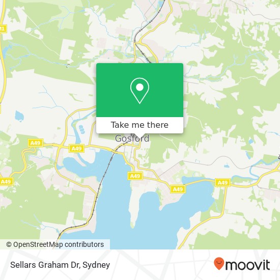 Mapa Sellars Graham Dr