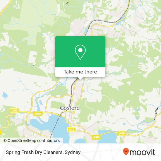 Spring Fresh Dry Cleaners map