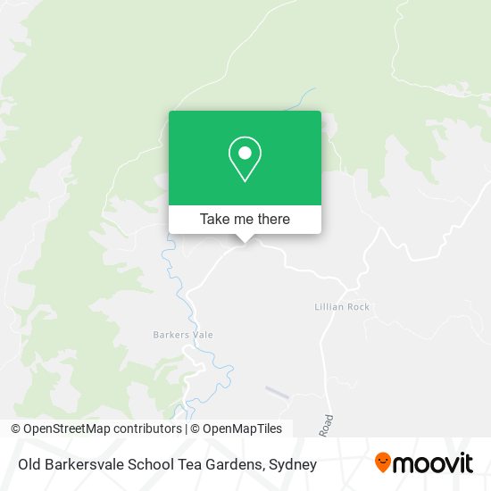 Old Barkersvale School Tea Gardens map