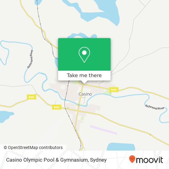 Casino Olympic Pool & Gymnasium map