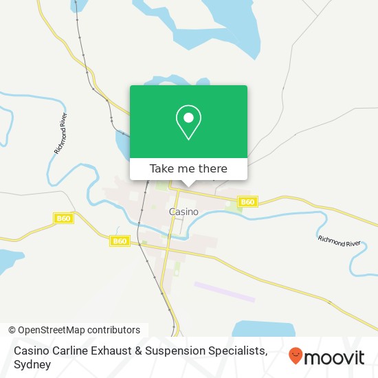 Casino Carline Exhaust & Suspension Specialists map