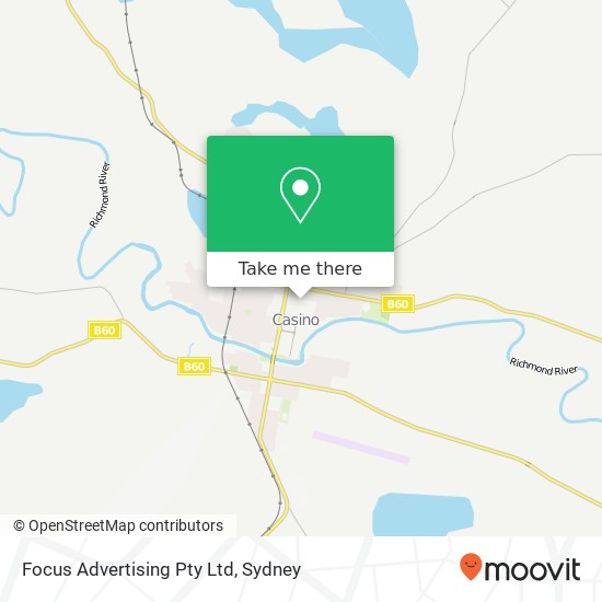 Focus Advertising Pty Ltd map