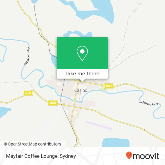 Mayfair Coffee Lounge map