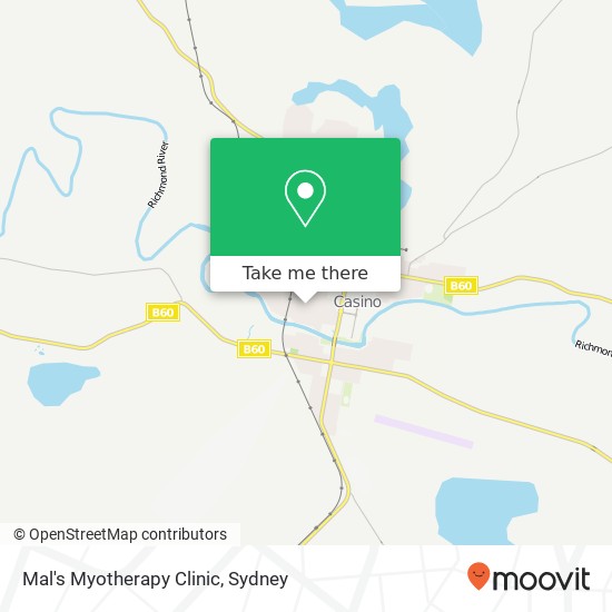Mal's Myotherapy Clinic map