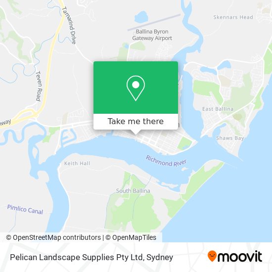 Pelican Landscape Supplies Pty Ltd map