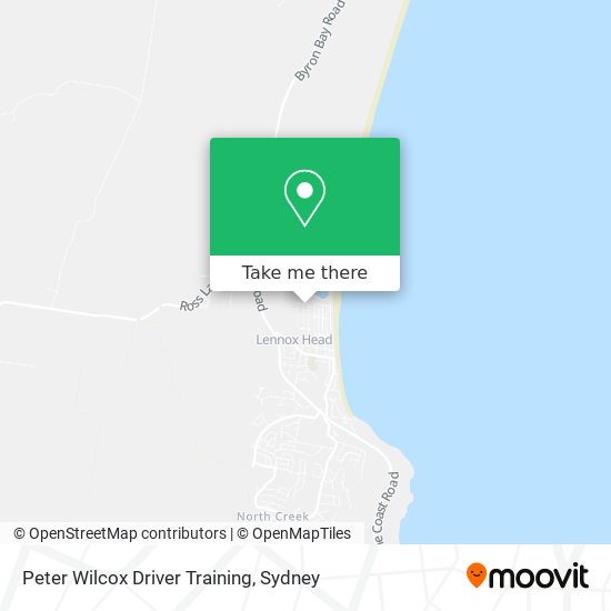 Mapa Peter Wilcox Driver Training