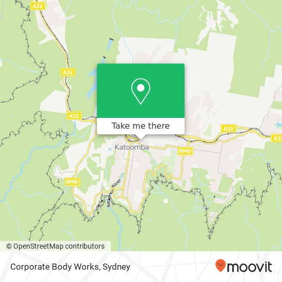 Corporate Body Works map