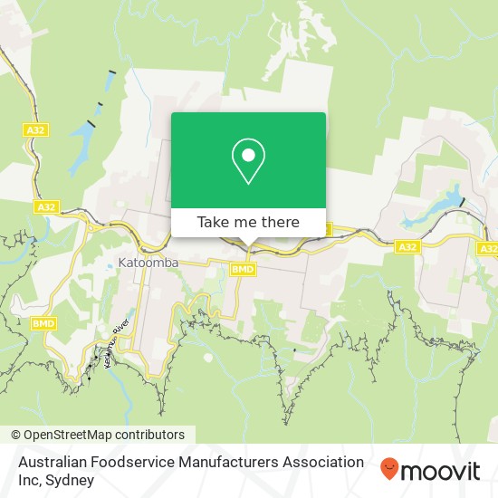Australian Foodservice Manufacturers Association Inc map