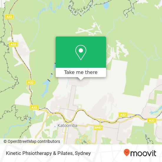 Kinetic Phsiotherapy & Pilates map