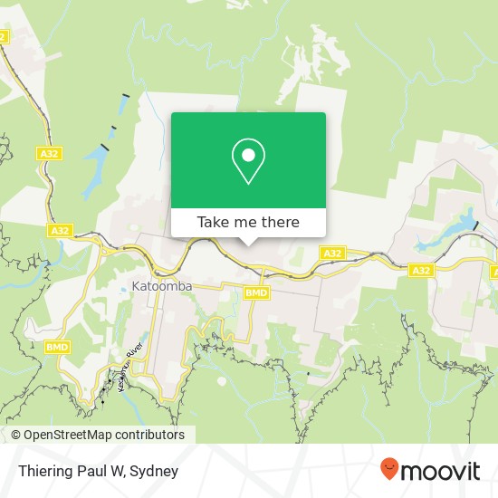 Mapa Thiering Paul W