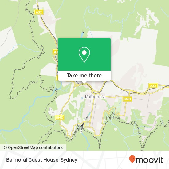 Balmoral Guest House map