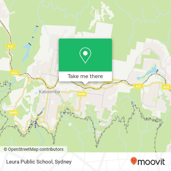 Leura Public School map