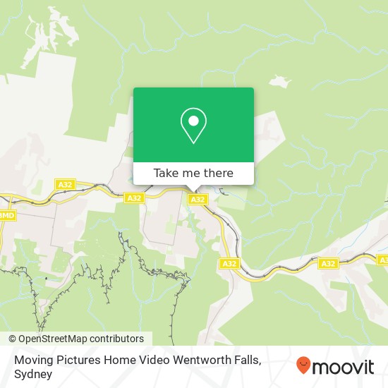 Moving Pictures Home Video Wentworth Falls map