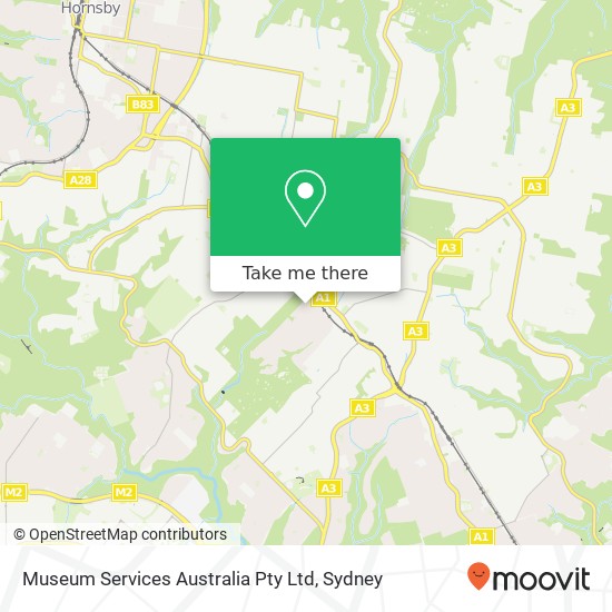 Museum Services Australia Pty Ltd map