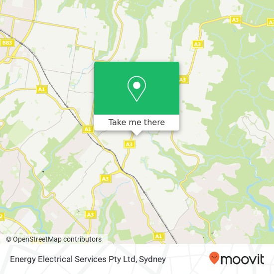 Energy Electrical Services Pty Ltd map