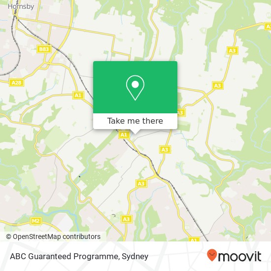 ABC Guaranteed Programme map