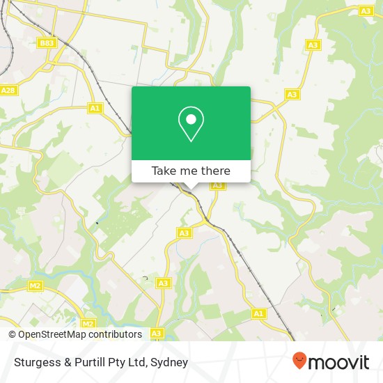 Sturgess & Purtill Pty Ltd map