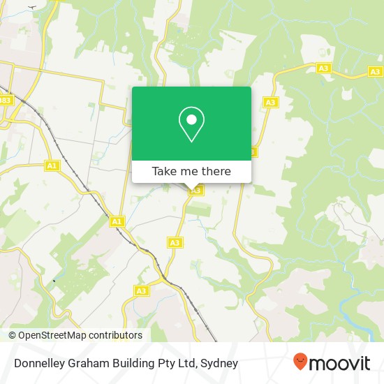 Donnelley Graham Building Pty Ltd map