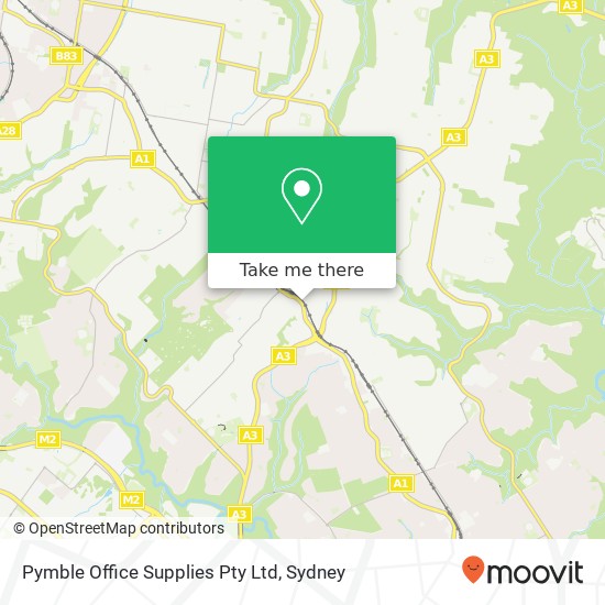 Pymble Office Supplies Pty Ltd map