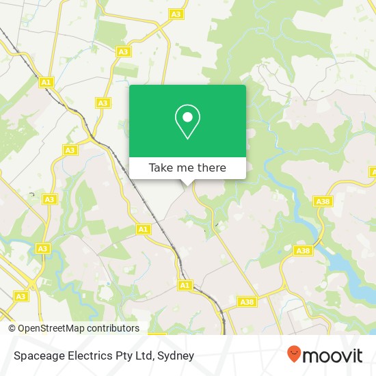 Spaceage Electrics Pty Ltd map