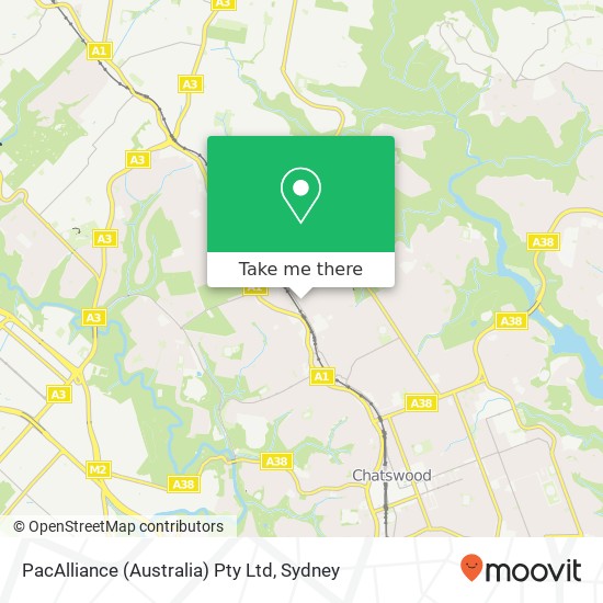 PacAlliance (Australia) Pty Ltd map