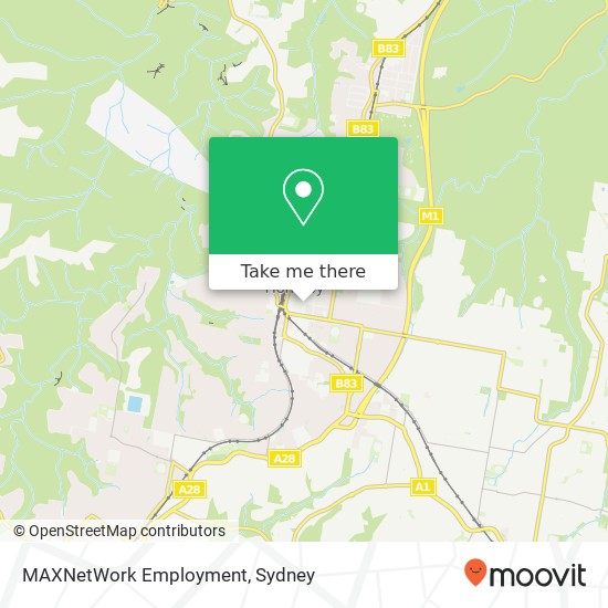 MAXNetWork Employment map