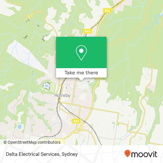 Delta Electrical Services map