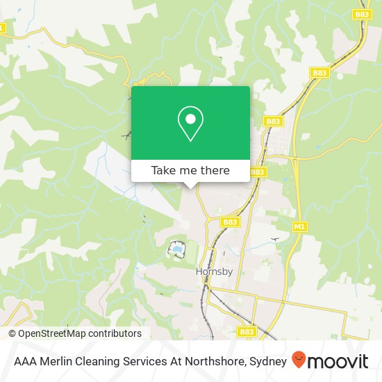 Mapa AAA Merlin Cleaning Services At Northshore